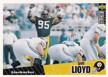 Greg Lloyd Pittsburgh Steelers 1996 Upper Deck Collector's Choice NFL #221